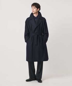 UNITED ARROWS別注のMACKINTOSH LAGGAN ベルテッド トレンチコート(ネイビー)