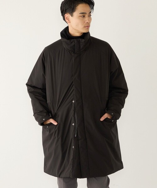 SHIPS ColorsのAll Weather Tex パディング モッズコート（ブラック）