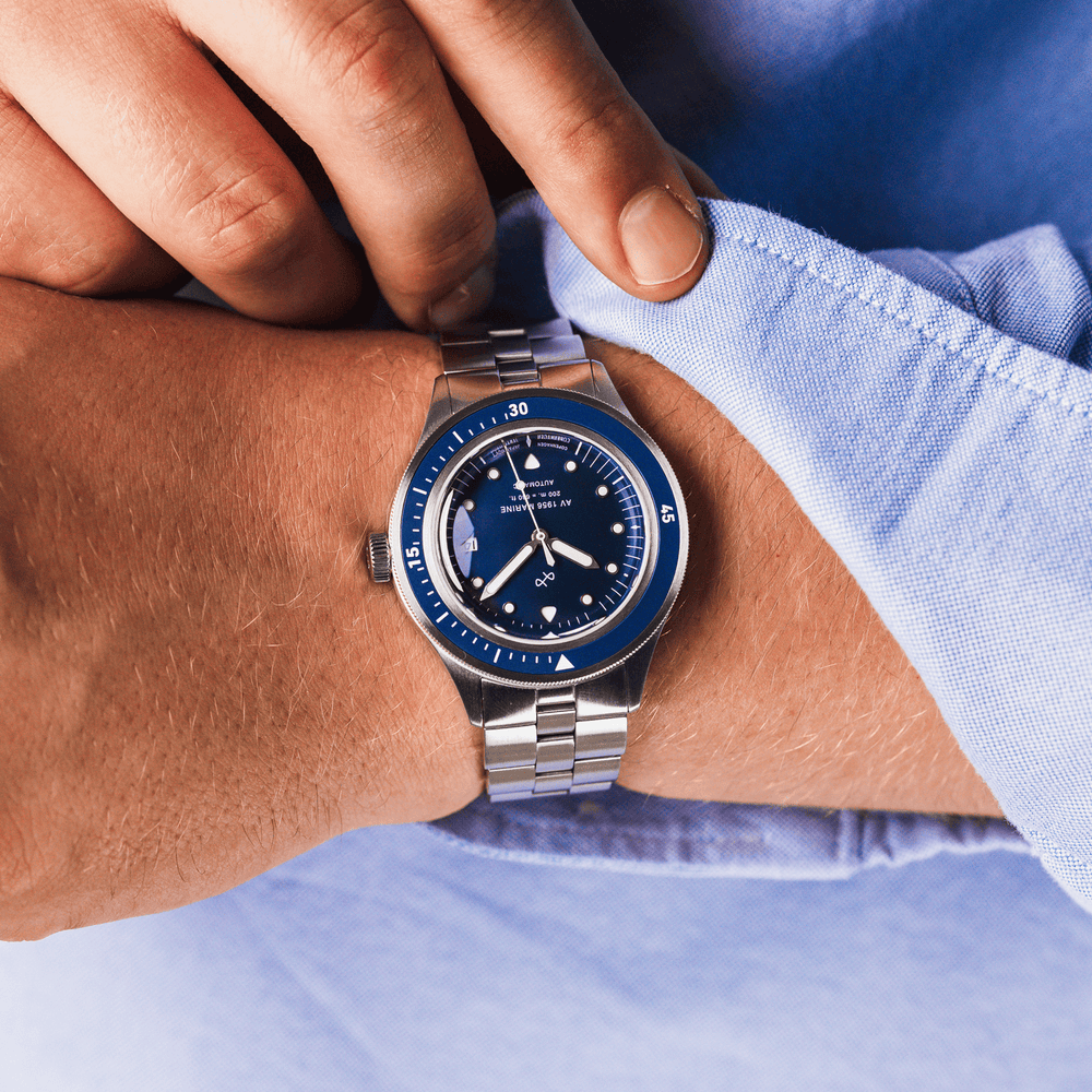 AV86 1956 Marine Automatic（Steel / Blue）