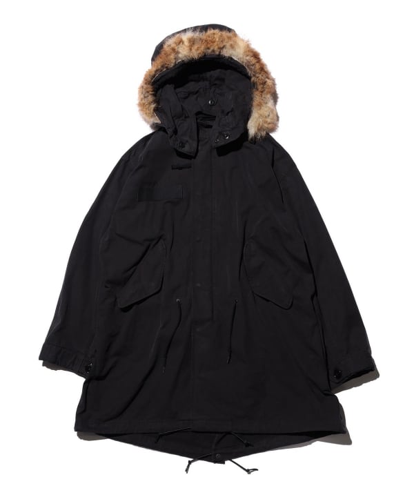 BEAMS PLUSのM-6548 Coat 3Ply Oxford（ブラック）