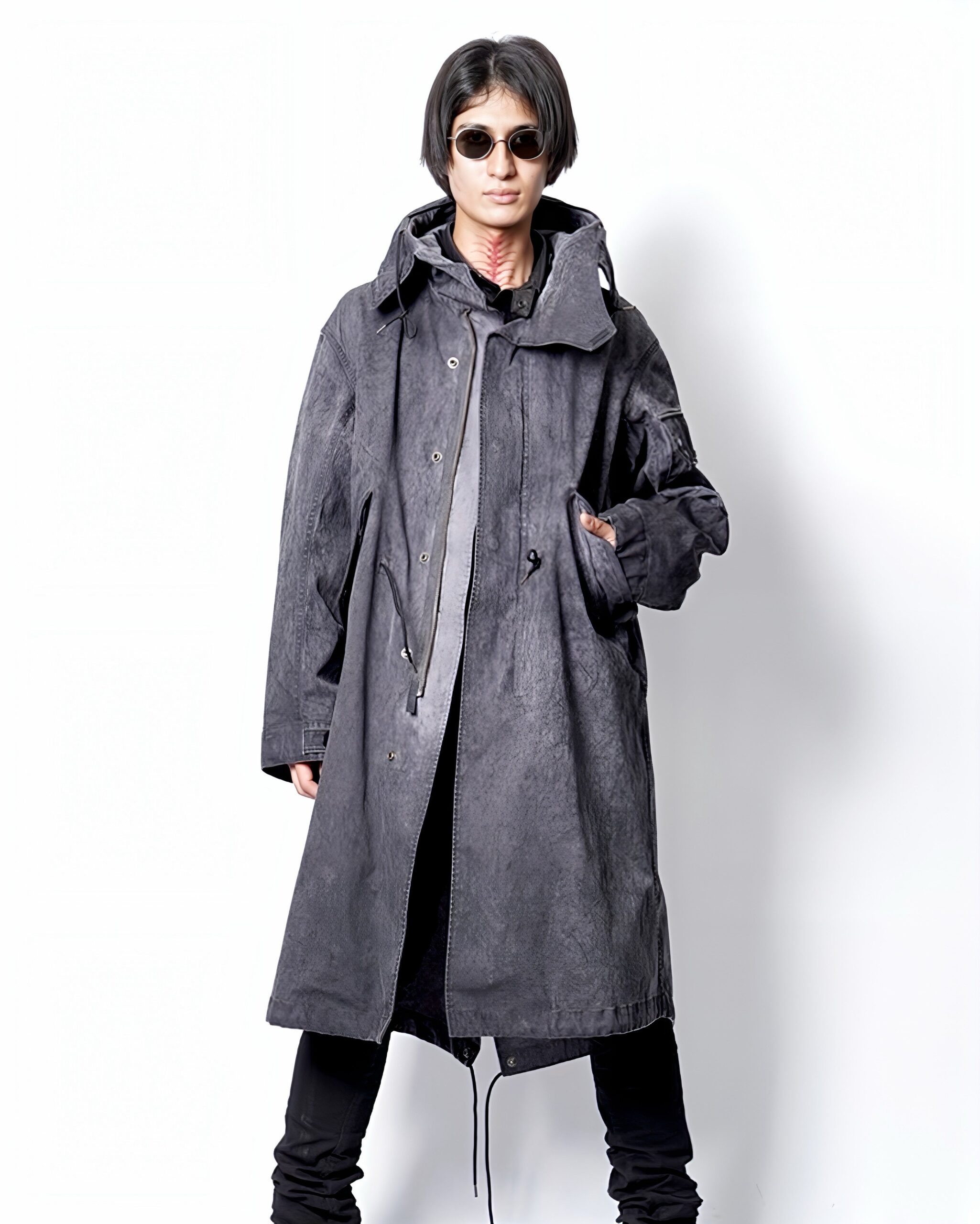 Ten cのOVERSIZED FISHTAIL PARKA II（スモーク）