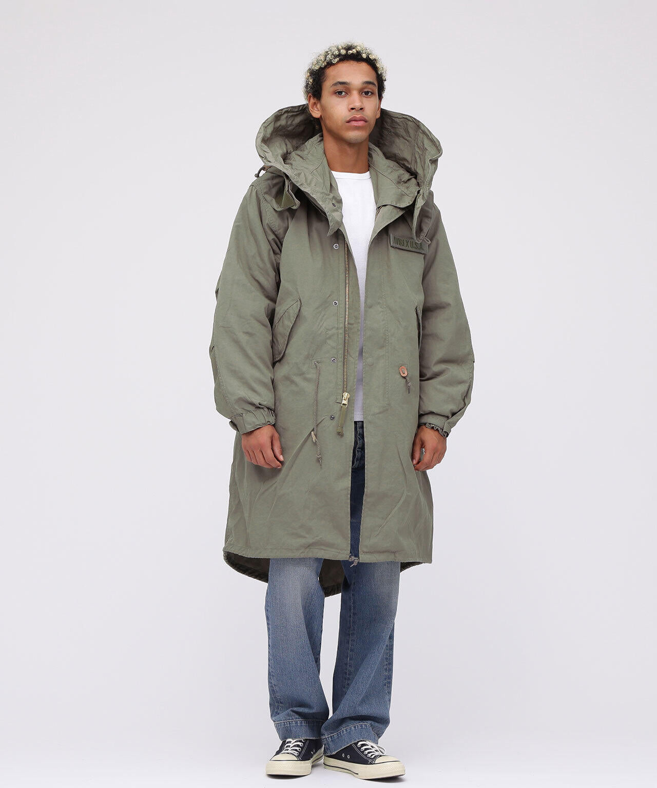 AVIREXのMSPCOPENING M-65 COAT（オリーブ）