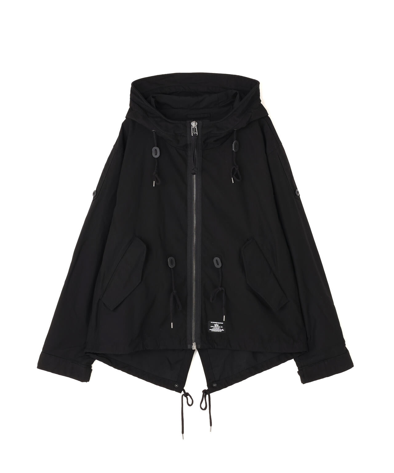 ALPHA INDUSTRIESのM-65 MOD FISHTAIL FIELD COAT（ブラック）