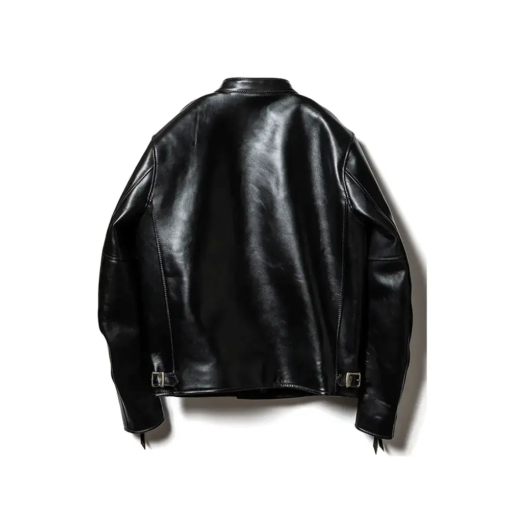Y'2 LEATHERのVINTAGE HORSE DOUBLE BREASTED MOTORCYCLE JACKET(HR-01)