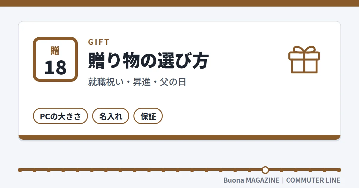 ビジネスリュック|贈り物の選び方