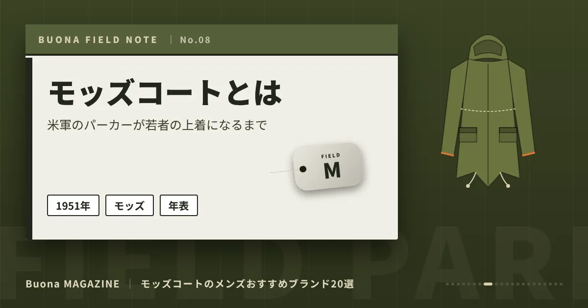 モッズコートのメンズブランド｜モッズコートとは
