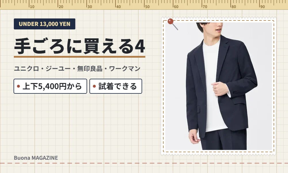 手ごろに買えるセットアップ