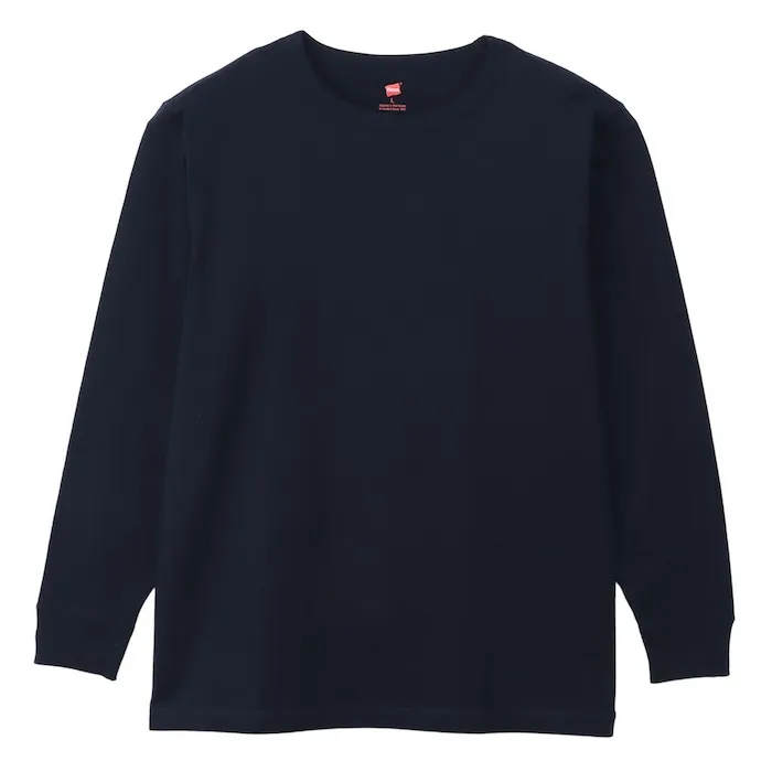 ヘインズの長袖Tシャツ